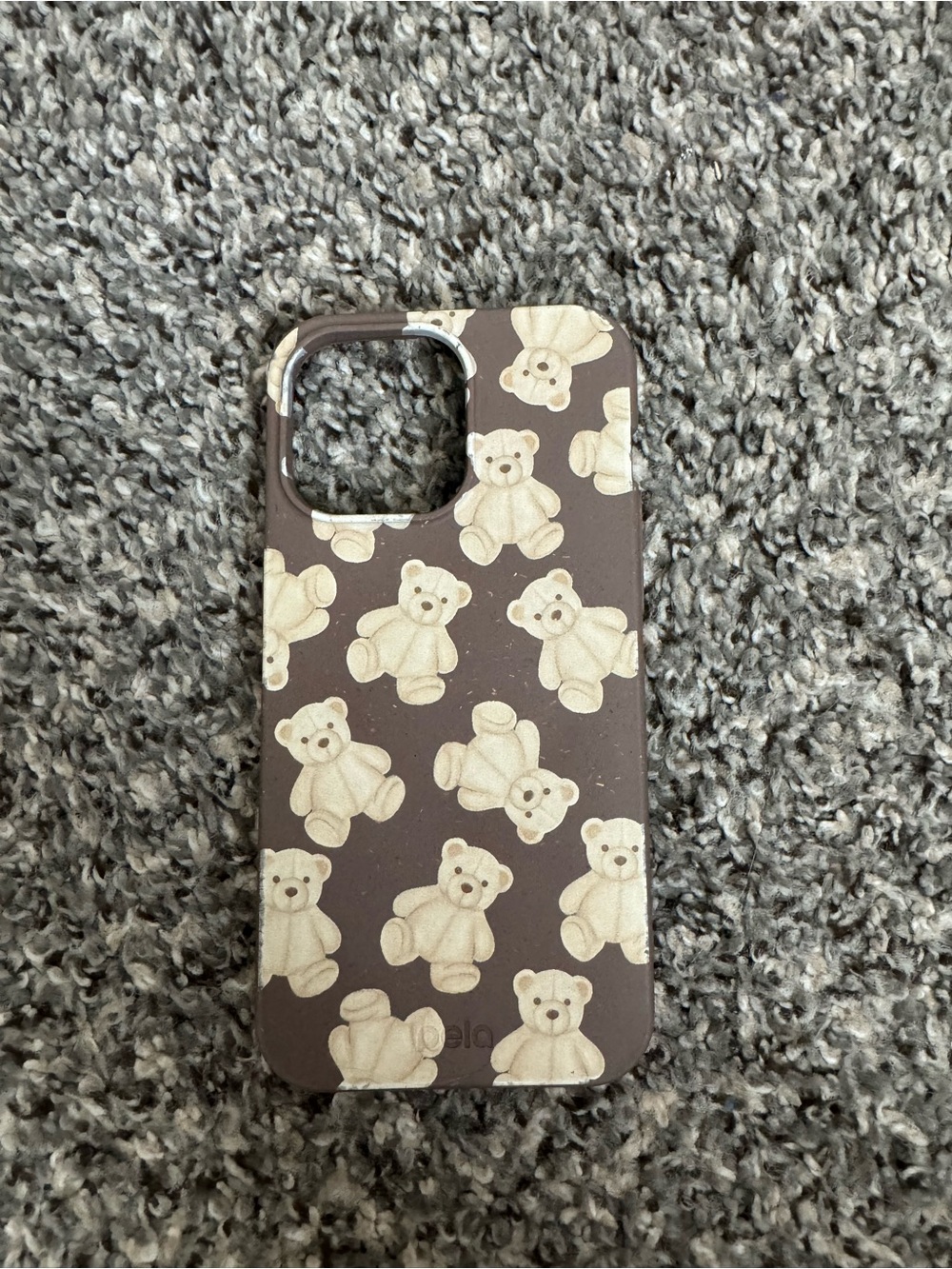 Pela Brown Bear Pattern Phone Case - iPhone 15 Pro Max